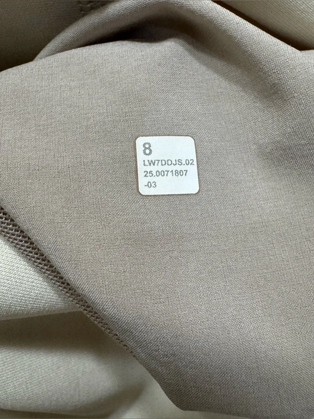 Lululemon Softstreme Bone High Rise Shorts 4”